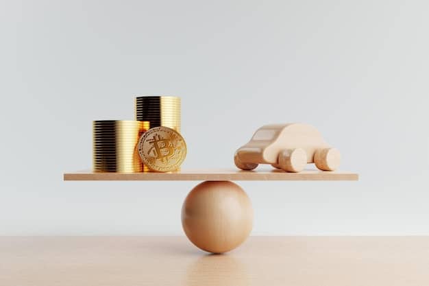 A conceptual image showing a scale balancing on one side a pile of cash representing an emergency fund, and on the other side icons representing different types of financial risk (job loss, medical emergency, etc.). The image conveys the idea of balance and protection.