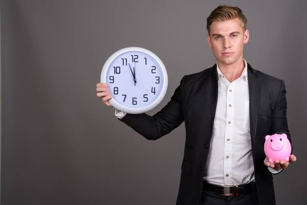 A person looking at a ticking clock with dollar signs floating around it, representing the accruing interest on student loans during periods of deferment or forbearance. The overall tone is cautionary.
