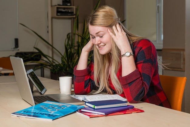 A person sitting at a desk, surrounded by papers and a laptop, looking stressed and overwhelmed with the caption 'Student Loan Debt'.