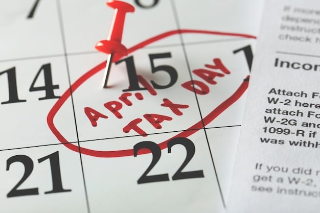 A calendar marking the quarterly estimated tax due dates with a pen, highlighting the importance of timely payments for self-employed individuals.