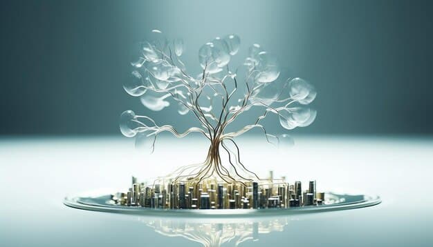 A visual representation of different investment vehicles (stocks, bonds, real estate) arranged to resemble a growing tree, symbolizing tax-advantaged growth.