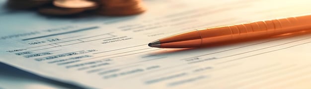 A detailed close-up of a loan agreement document, highlighting sections about interest rates, repayment terms, and potential fees for late payments. The document is partially obscured to focus attention on key areas.