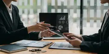 Financial advisor explaining tax-efficient investment strategies to a couple for 2025