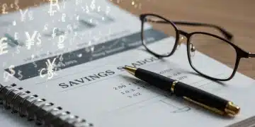 Savings passbook with pen, symbolizing personal finance and new FDIC regulations