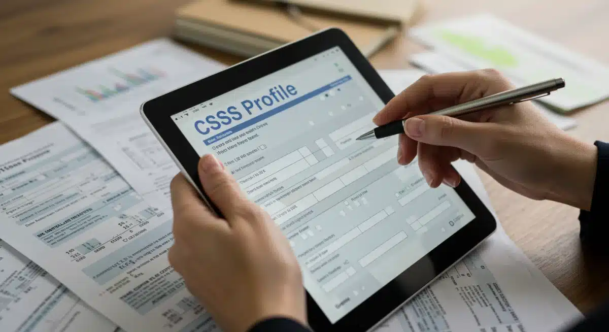 Focus on detailed financial documents for 2026 CSS Profile application.