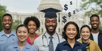 Public service professionals celebrating loan forgiveness in 2026