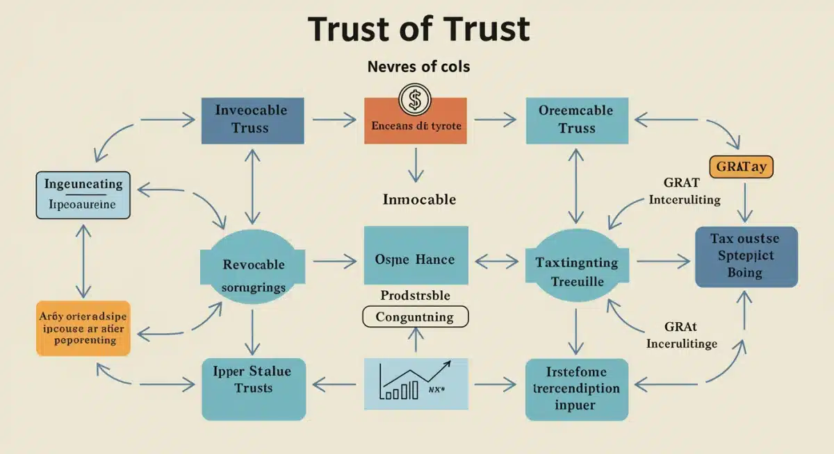 Infographic explaining different types of estate planning trusts