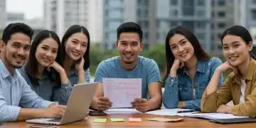 Young adults successfully managing student loan debt, financial freedom