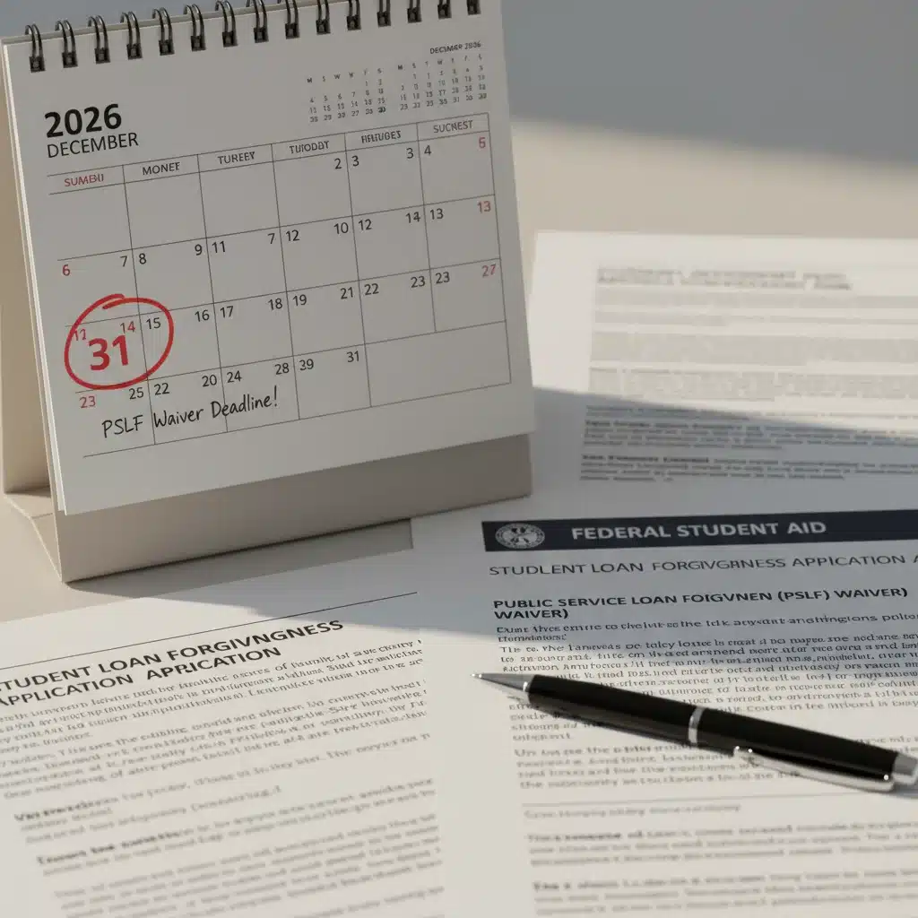 December 31 2026 deadline for PSLF Waiver