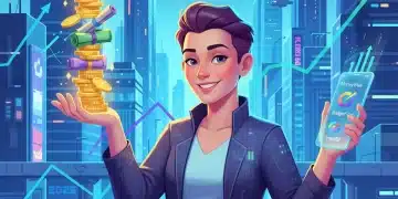 Person balancing finances and smartphone for smart spending 2026