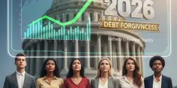 Students celebrating loan forgiveness 2026 with federal program updates